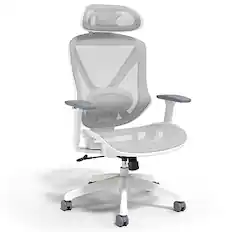 Front. Staples - Staples Dexley Ergonomic Mesh Swivel Task Chair, Gray (UN61365) - Gray.