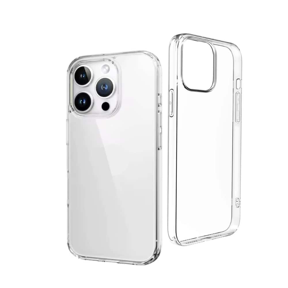 Qixxronics - Phone Case for iPhone 13 Pro Protection Cover for iPhone 13 Pro Shockproof Protective Cellphone Case - Clear