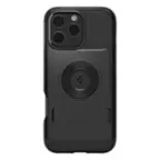 Front. Spigen - Slim Armor MagFit for Apple iPhone 16 Pro - Black.