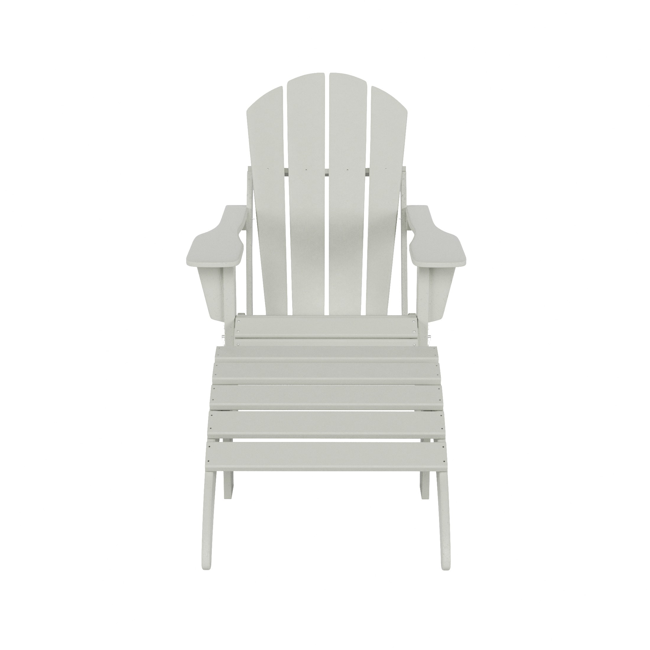 WestinTrends - Malibu 2 piece set classic Adirondack chair with ottoman (1 seater) - Sand price history on PriceWatchPro