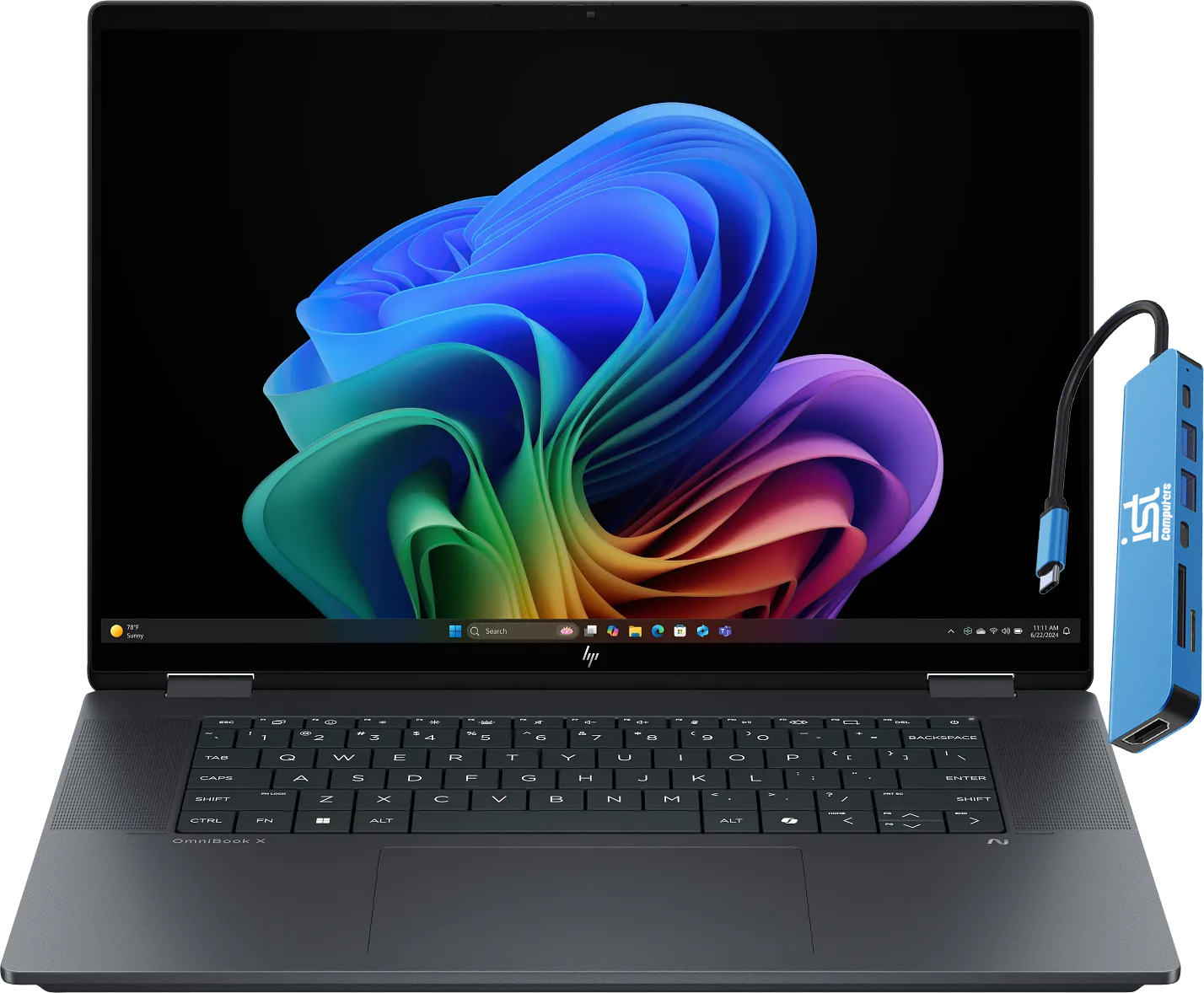 IST Computers - X Flip 2-in-1 - 16" FHD+ Touchscreen Laptop - Intel Core Ultra 7 256V - 16GB Memory - 1TB SSD - Copilot+ PC - Gray