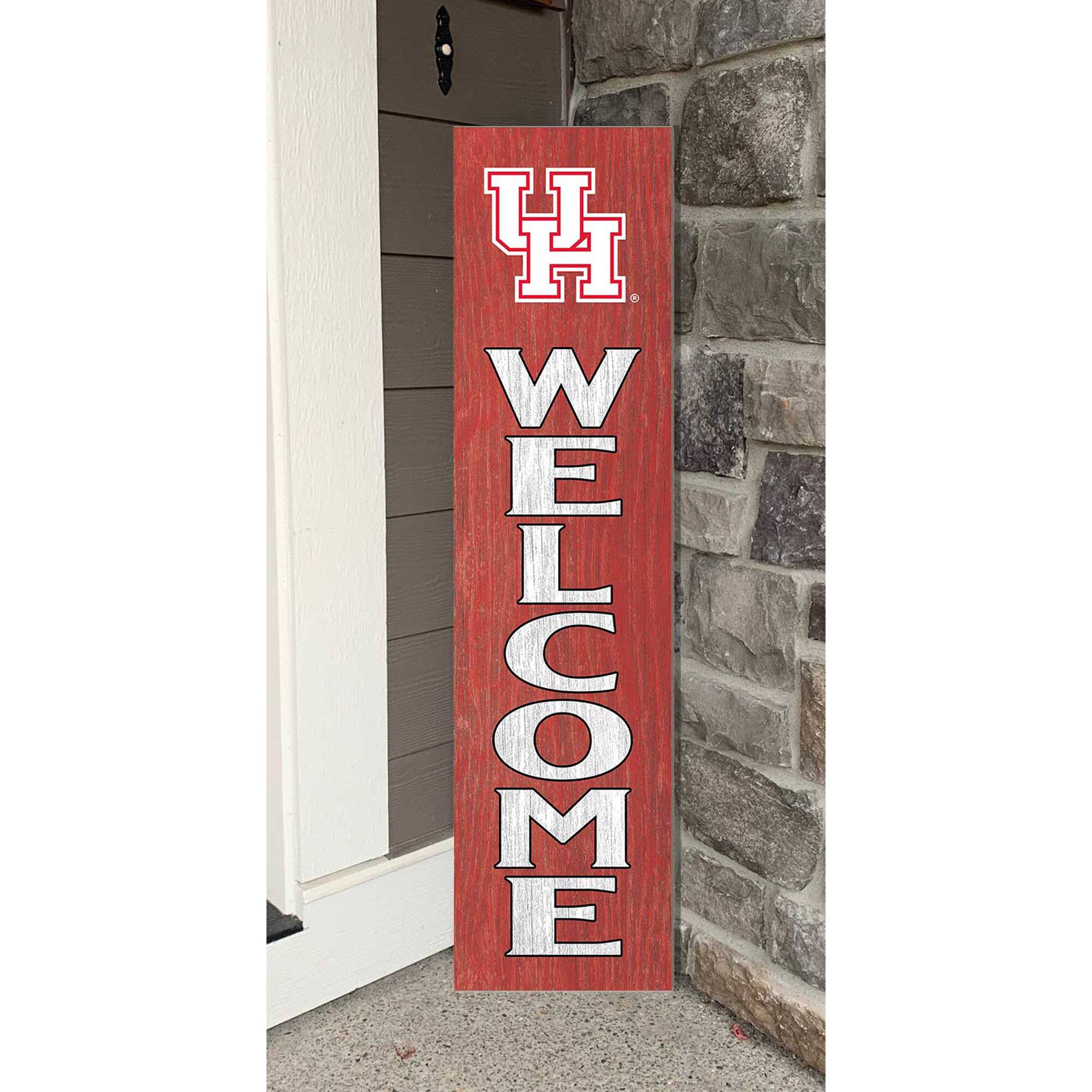 Alt View 1. Jardine - Houston Cougars 12'' x 48'' Welcome Leaner - Red.