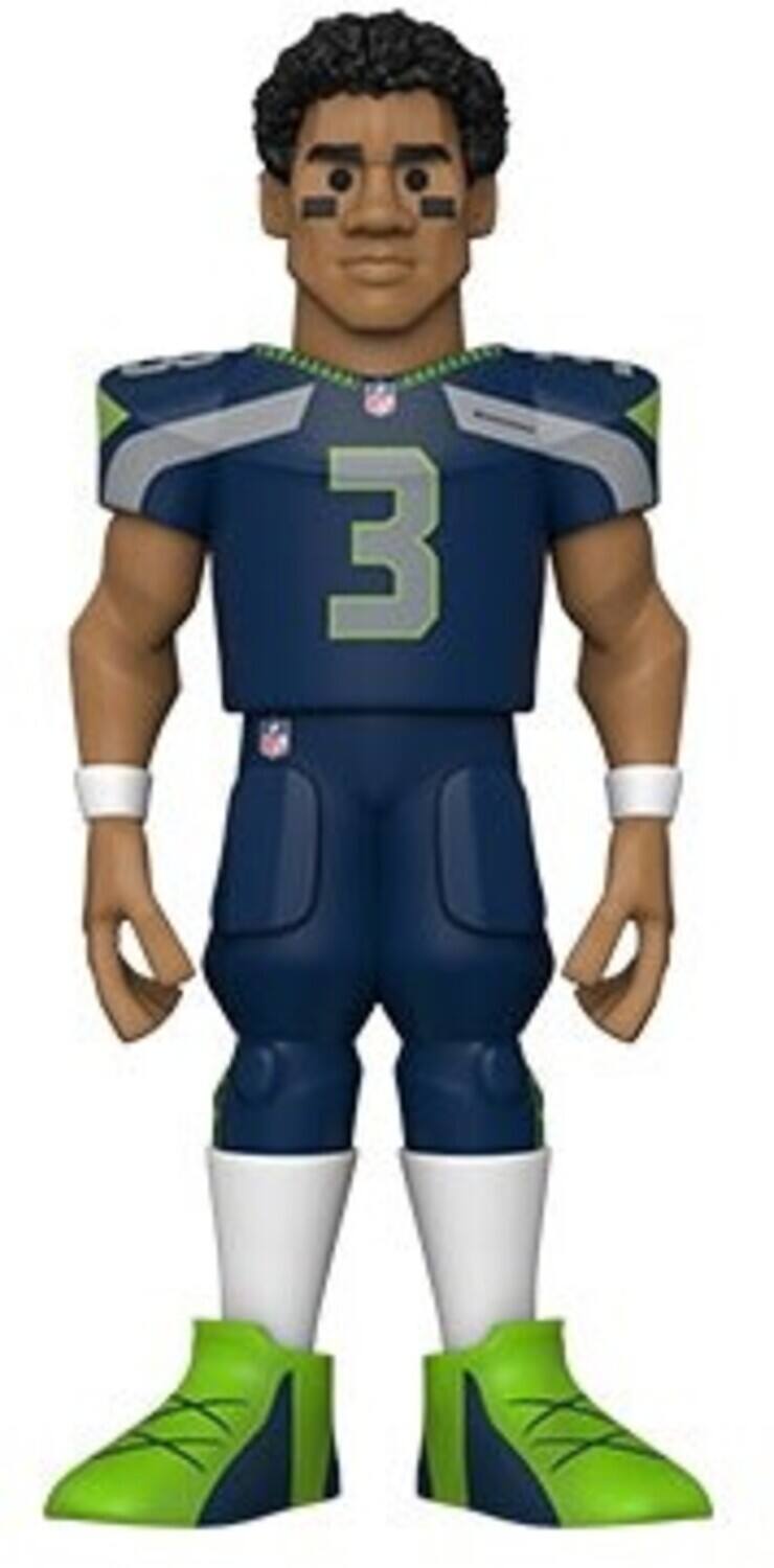 Alt View 1. Funko - FUNKO GOLD 12 NFL: Seahawks - Russell Wilson (Styles May Vary)   - Collectibles - Multicolor.