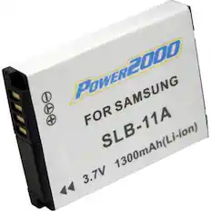 POWER2000 FOR SAMSUNG SLB-11A 1300mAh (Li-ion) 3.7V