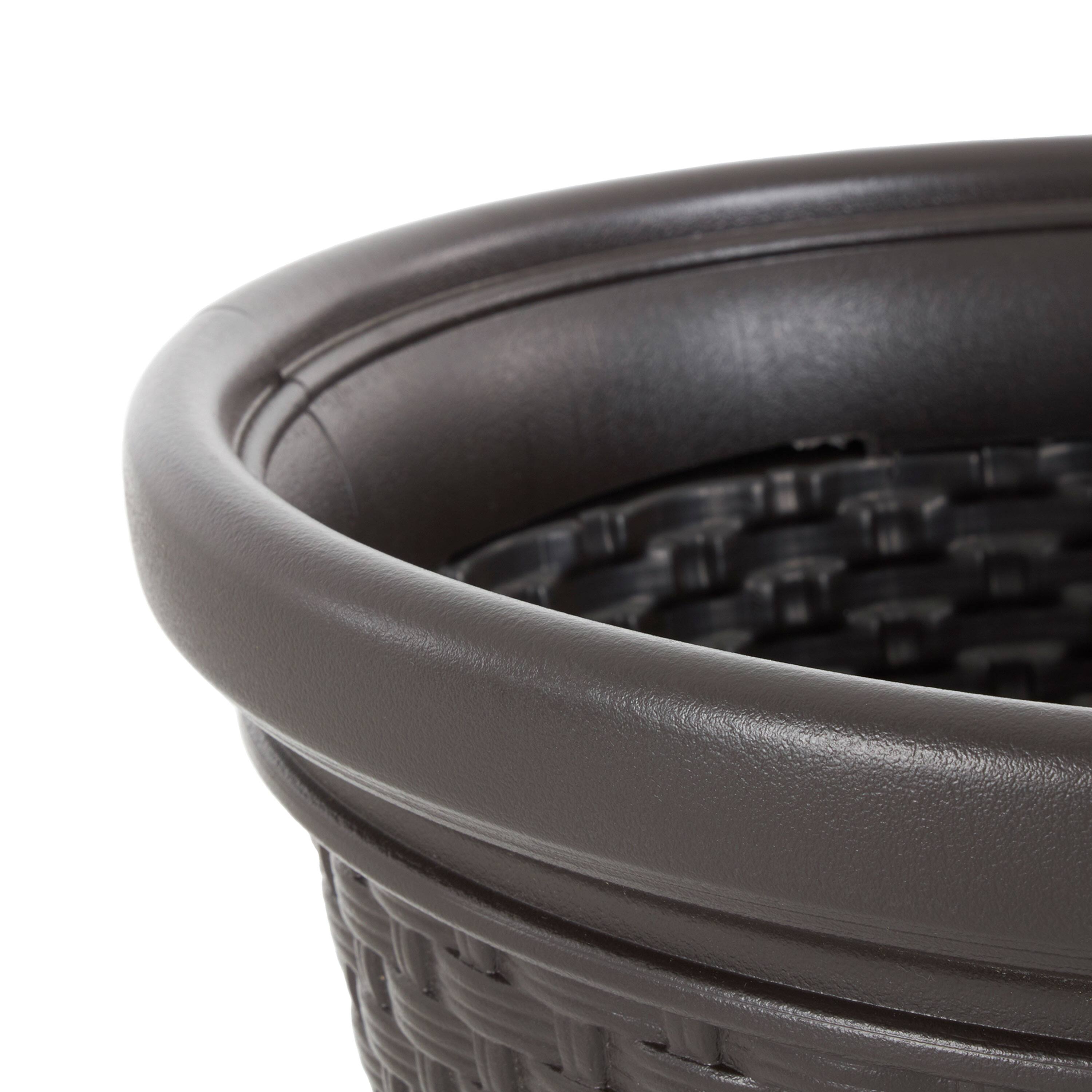 Alt View 8. Suncast - Suncast 100 Foot Resin Wicker Garden Water Hose Storage Holder Pot (2 Pack).