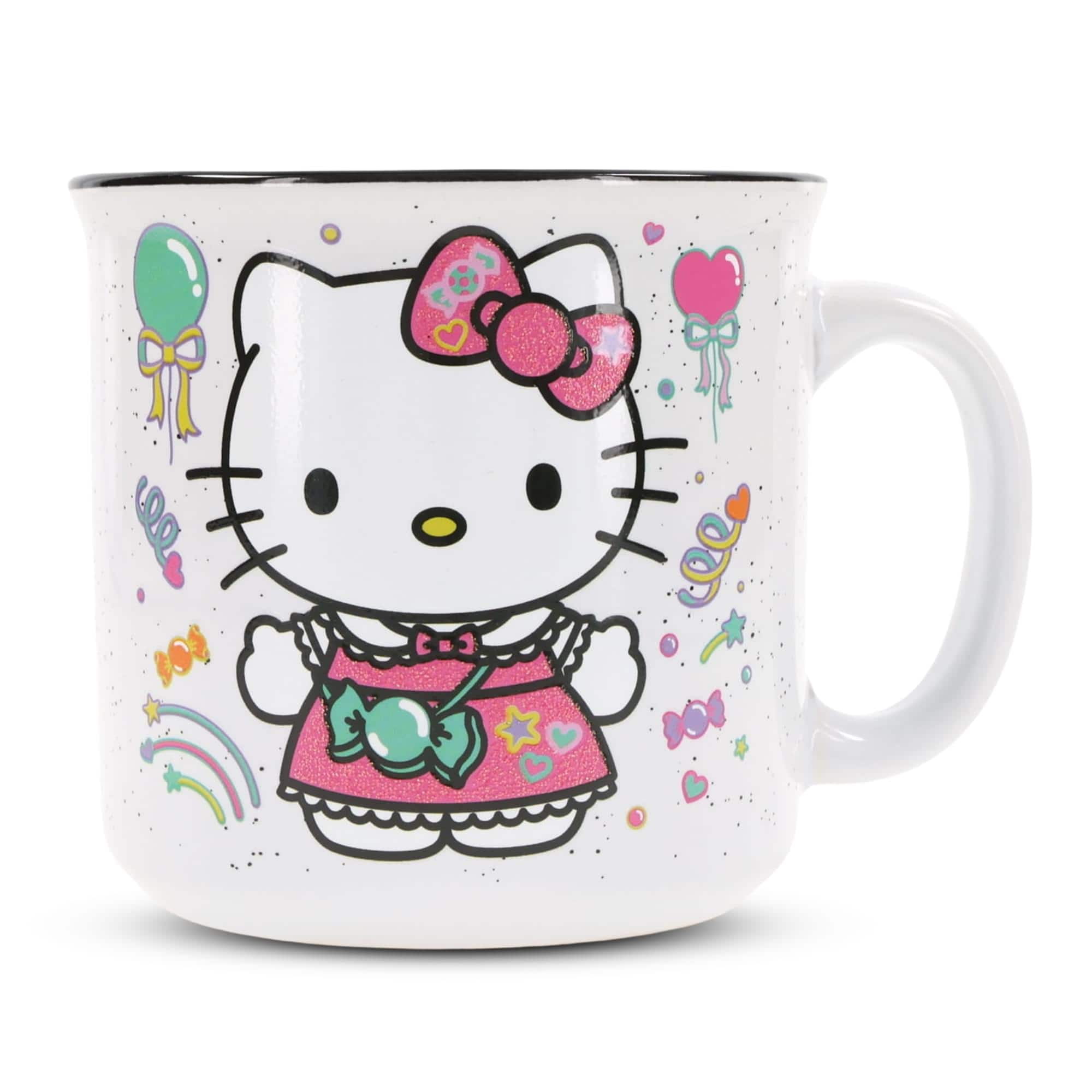 "Silver Buffalo - Sanrio Hello Kitty ""Happy Birthday"" Ceramic Camper Mug | Holds 20 Ounces - Pink" price history on PriceWatchPro