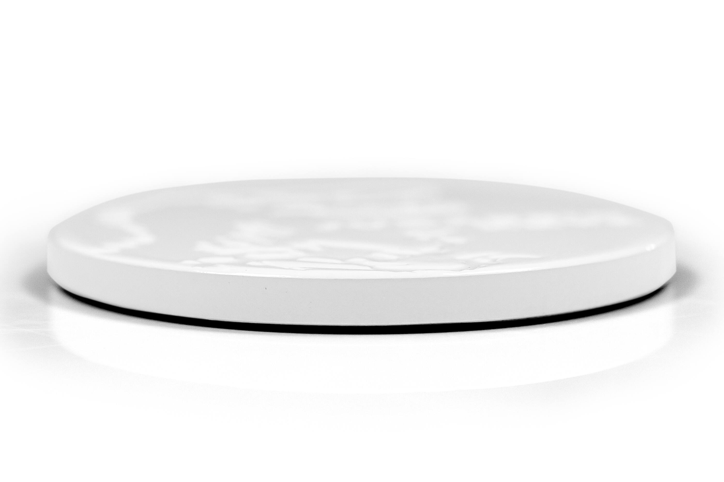 Alt View 2. Seven20 - Jurassic Park Tyrannosaurus Rex Logo Heavy Duty Ceramic Coaster | 4 Inches Round - White.