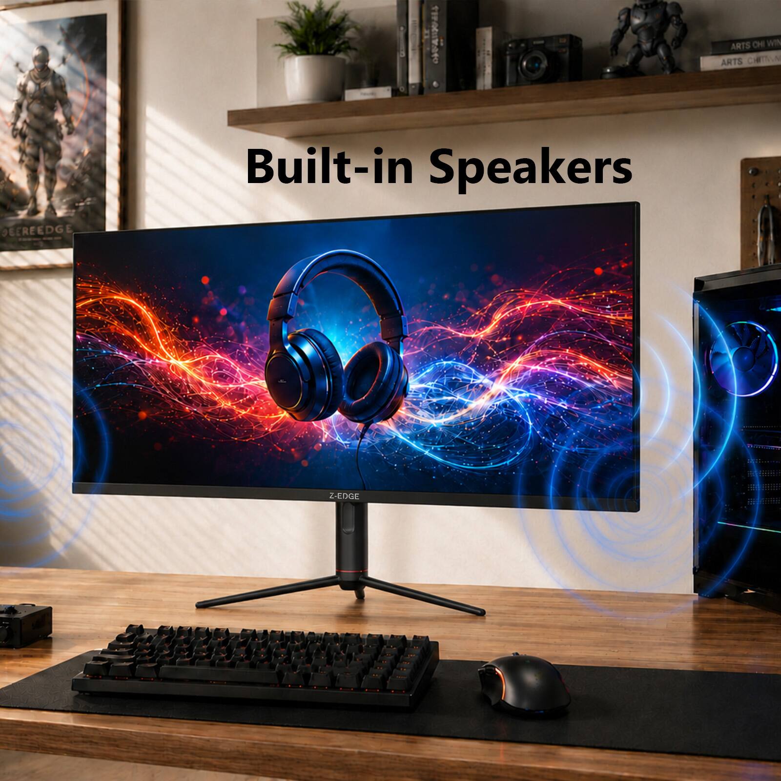 13011? ARTS CHI WIN ARTS CHETTUN DECREEDGE Built-in Speakers Z-EDGE