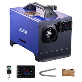 VEVOR - Diesel Heater, 8KW, DC 12V/24V, All in One Portable Diesel Air Heater with Remote Control and LCD Display, Fast Heating - Purple