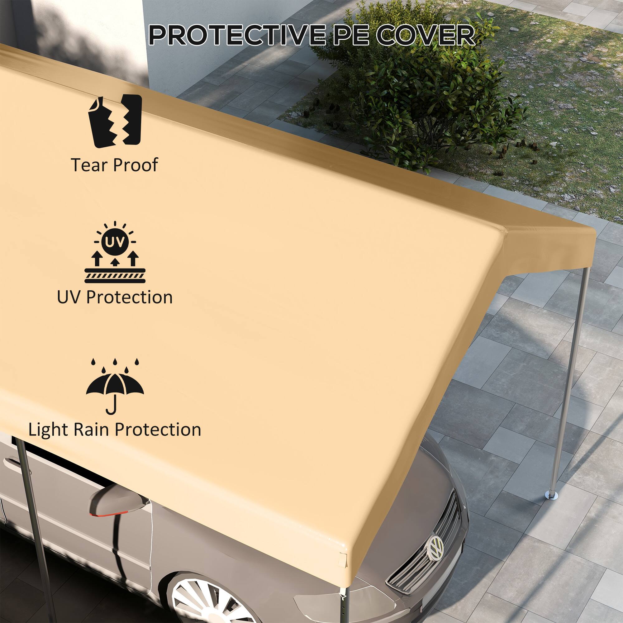 PROTECTIVE PE COVER

Tear Proof
UV Protection
Light Rain Protection