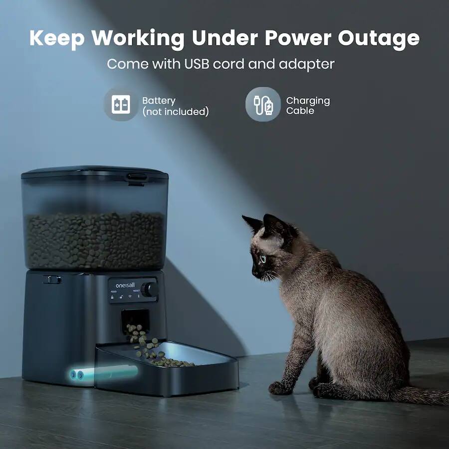 Keep Working Under Power Outage  
Come with USB cord and adapter  
Battery (not included)  
Charging Cable