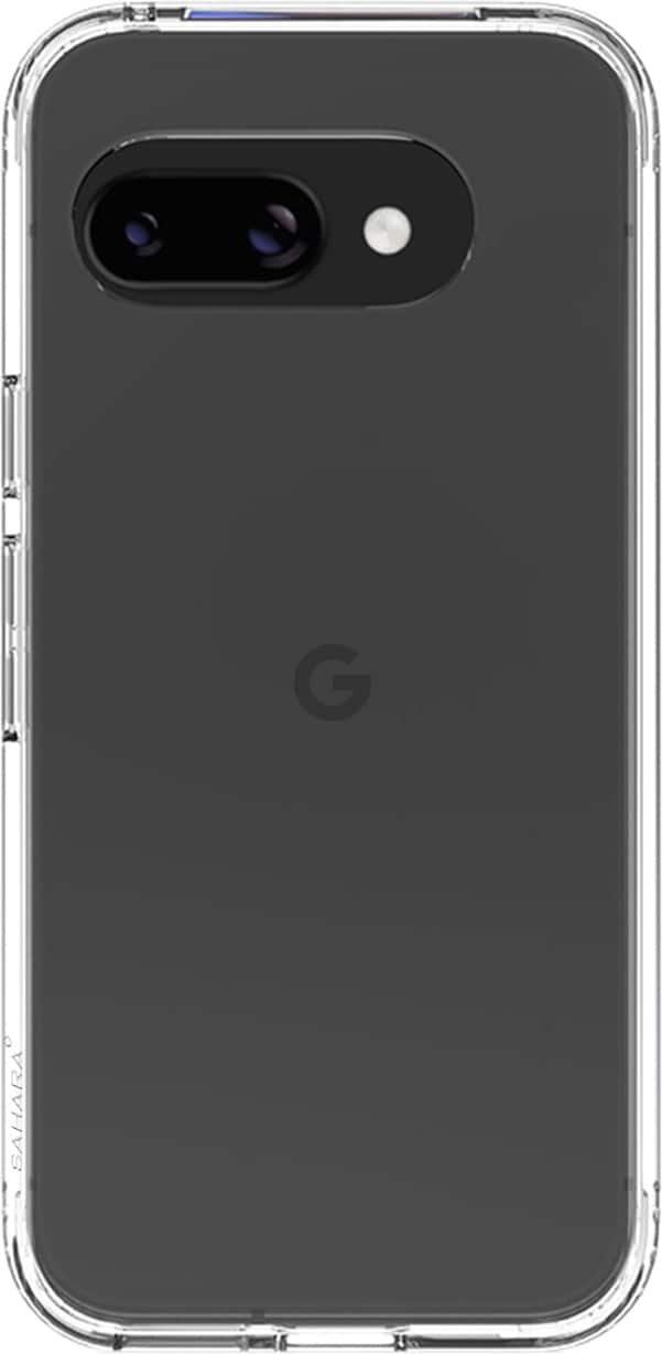 Front. SaharaCase - Venture Series Hard Shell Case for Google Pixel 9a - Clear.