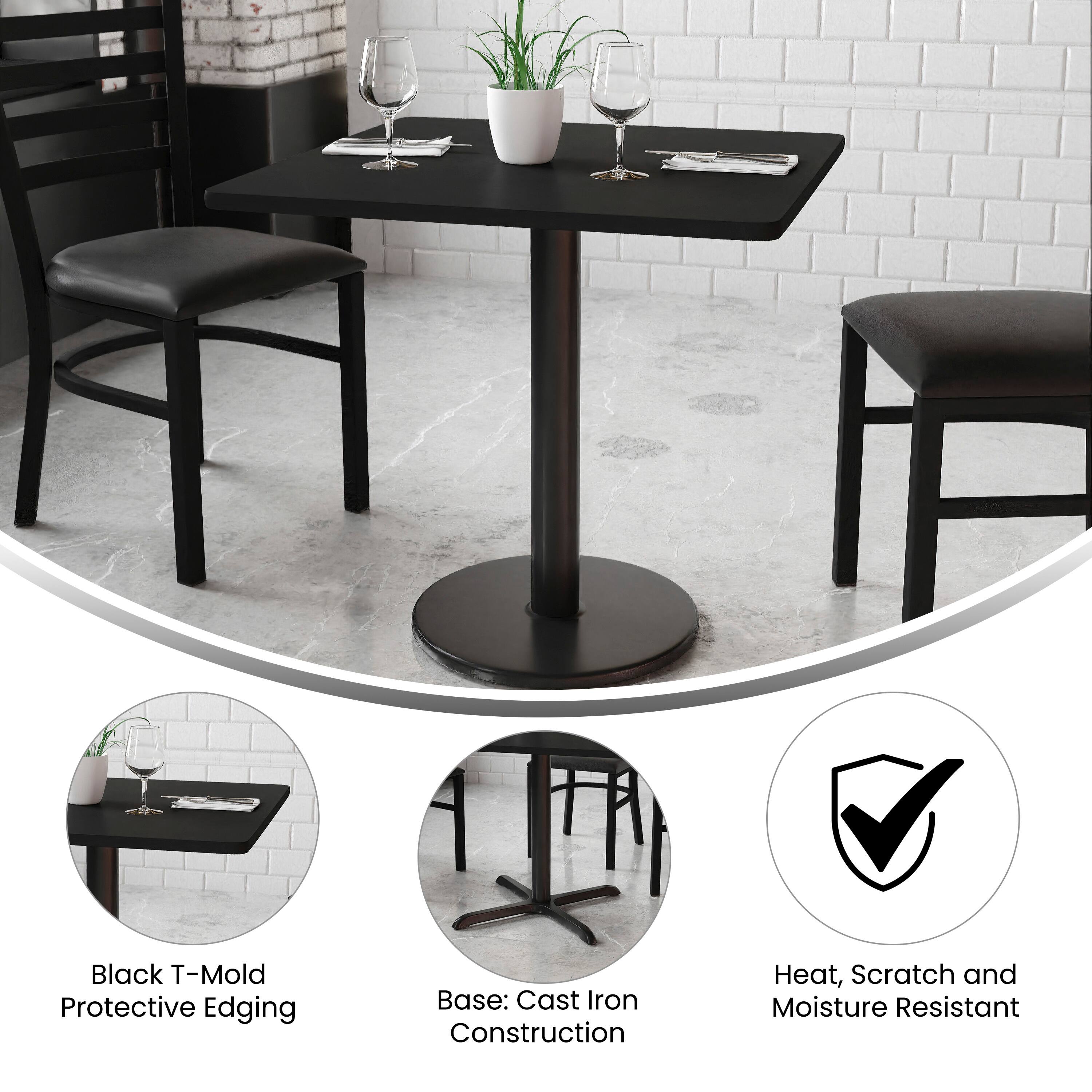 Black T-Mold Protective Edging  
Base: Cast Iron Construction  
Heat, Scratch and Moisture Resistant