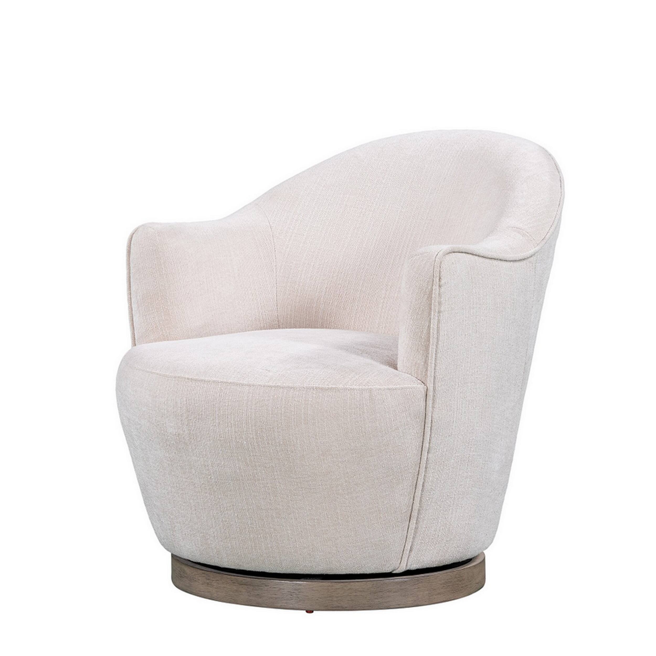Manhattan Lane - xia 32 Inch Armchair, Aluminum Frame, Fade Resistant Fabric Cushions - Cream White