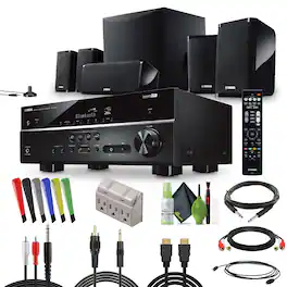 Yamaha - Audio YHT-4950U 4K Ultra HD 5.1-Channel Home Theater System (Bundle)