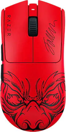 Front. Razer - Viper V3 Pro Ultra Lightweight Optical Gaming Mouse with 95 Hour Battery Life - 8k Polling Rate - Wireless - Faker Edition.