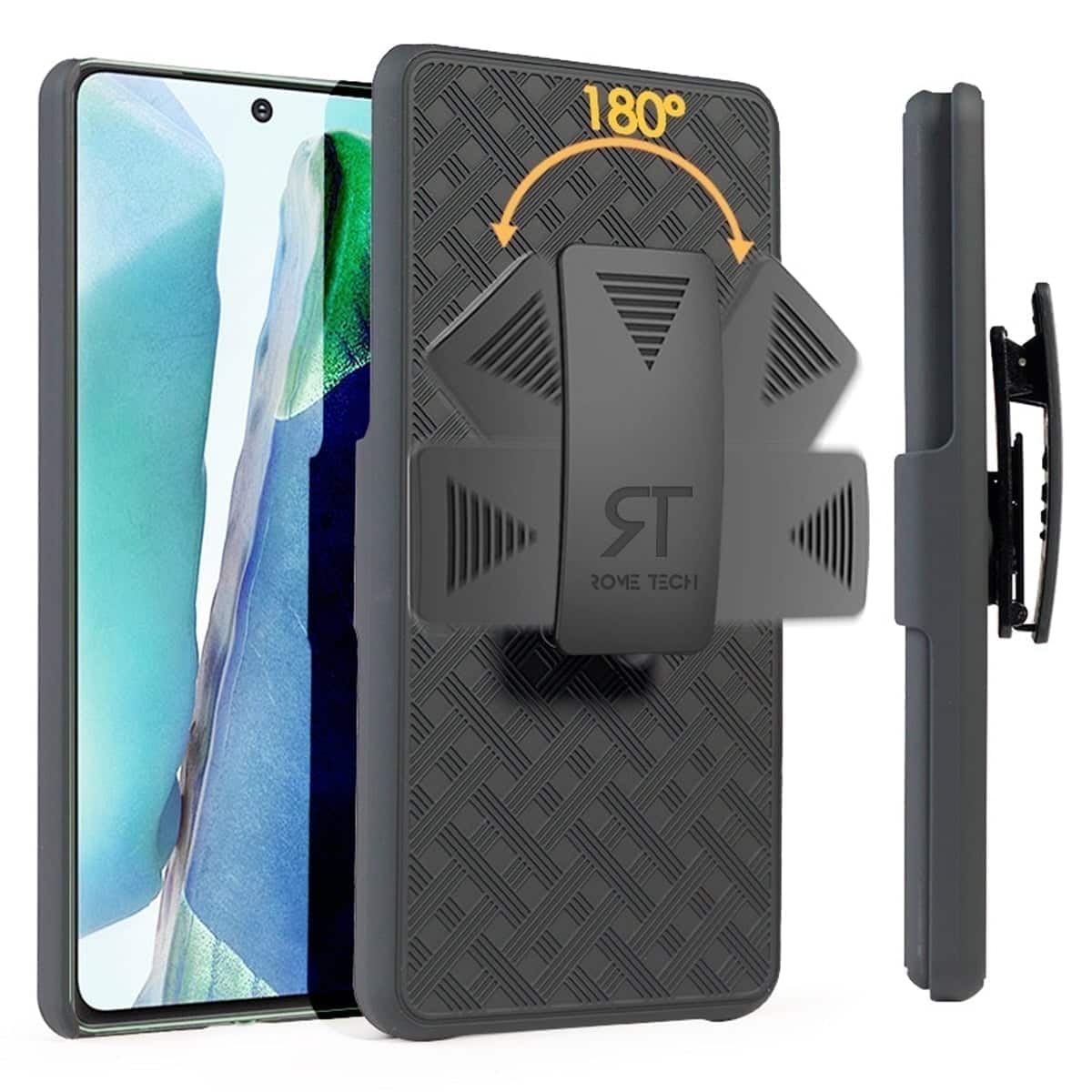 RomeTech - Shell Holster Combo Case for Samsung Galaxy S21 - Black