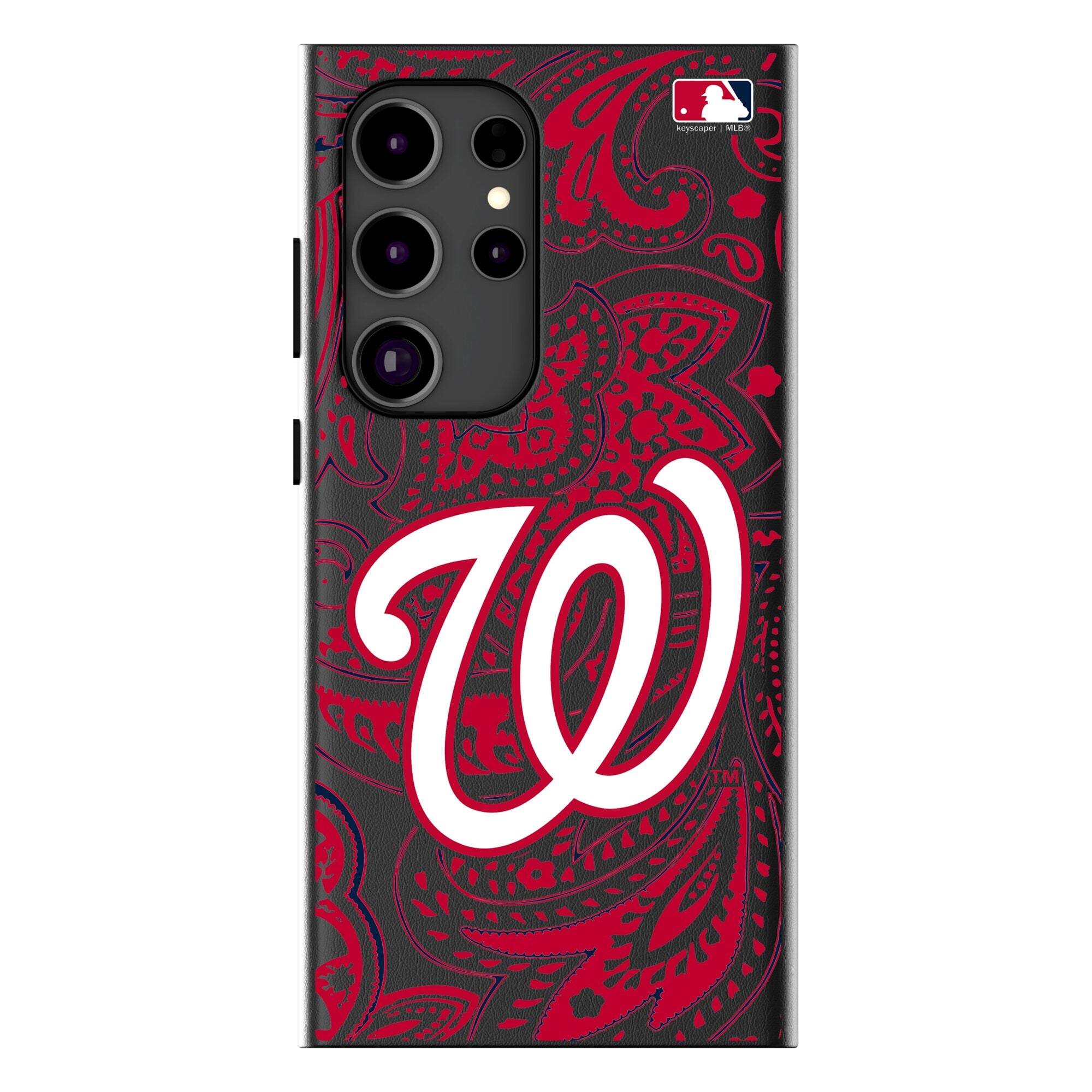 Keyscaper - MLB - Washington Nationals Paisley Galaxy Magnetic Bump Case - S24 - Black price history on PriceWatchPro