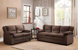 Kings Brand Furniture - Benton Fabric Chair - Dark Brown