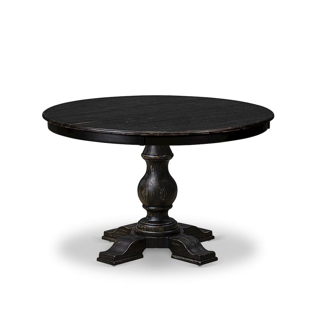 East West Furniture - Dining Room Table - Black