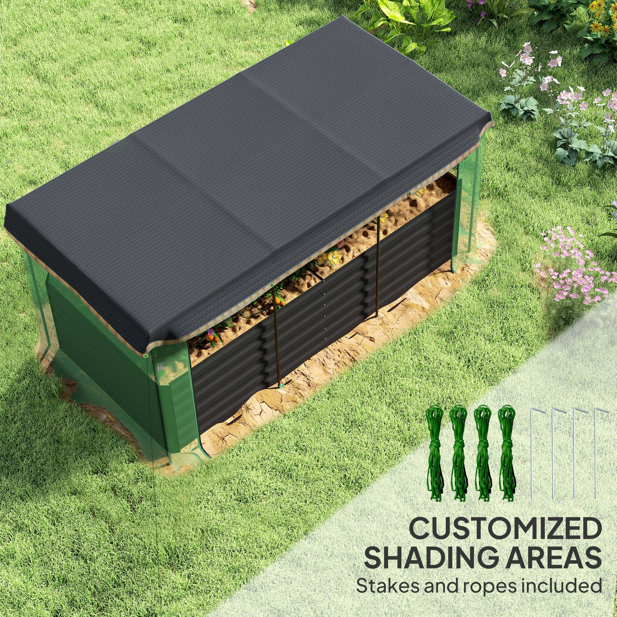CUSTOMIZED SHADING AREAS
Stakes and ropes included
