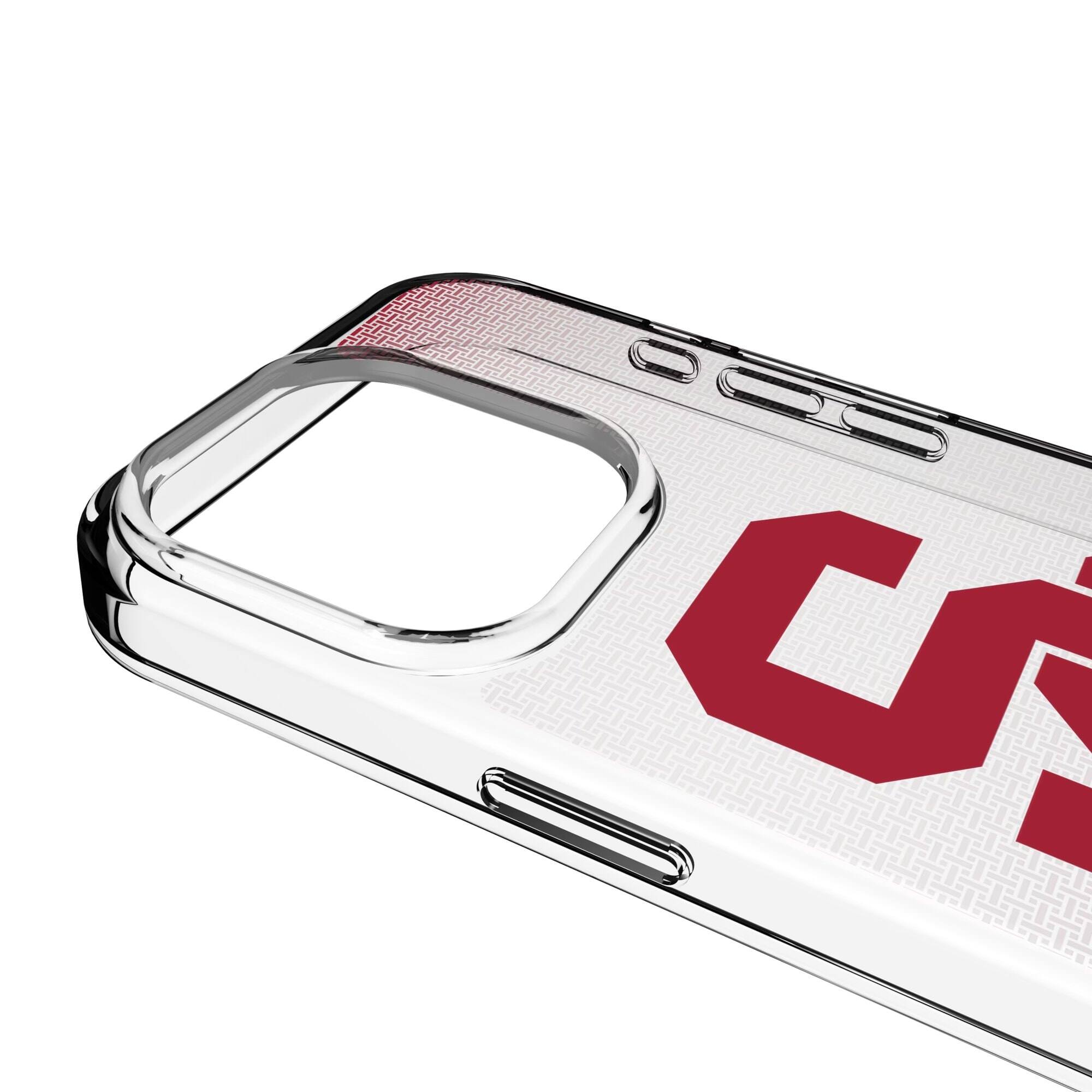 Alt View 2. Keyscaper - USC Trojans Linen Logo iPhone Clear Case - 15 - Multicolor.