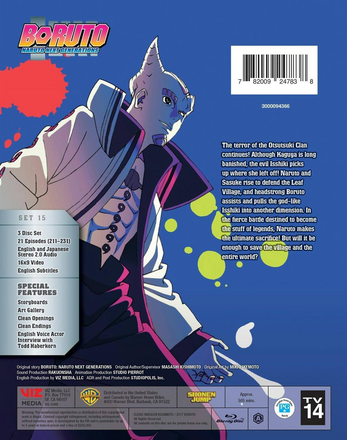 Back. Boruto - Naruto Next Generations: The Otsutsuki Awaken (Box Set) [Blu-ray].