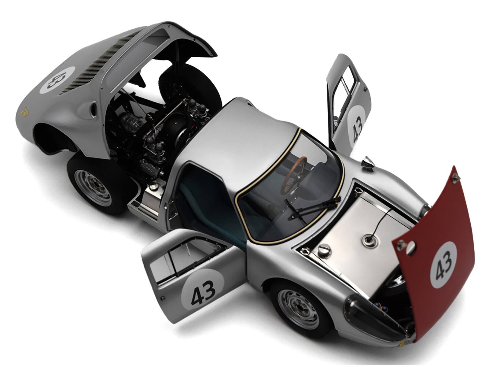 Alt View 4. CMC - Porsche 904 Carrera GTS #43 Leon Dernier "500 km Spa" (1965) Limited Edition to 1500 pieces 1/18 Model Car by CMC.