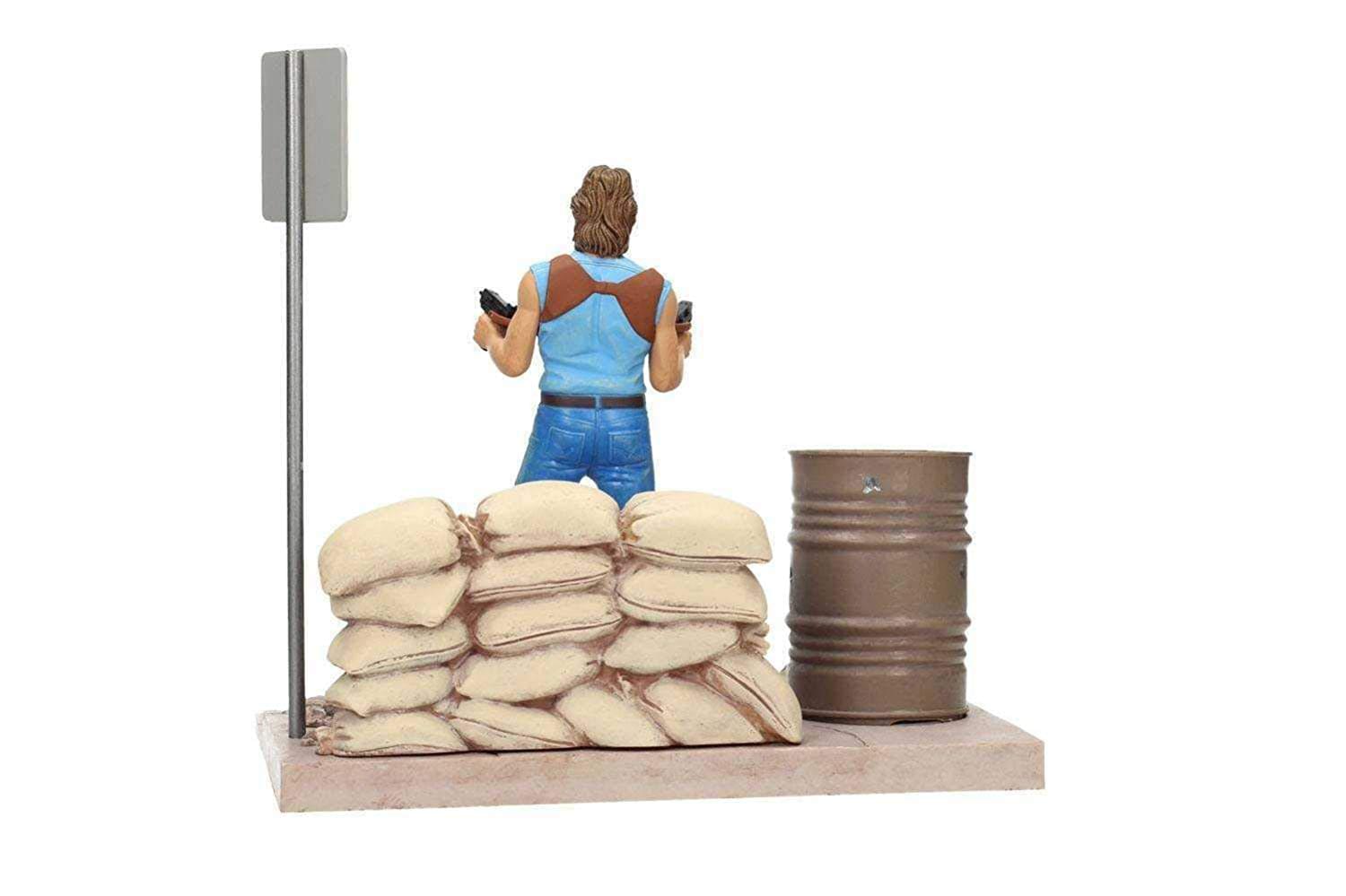 Alt View 1. SD Toys - Chuck Norris Invasion USA 7-Inch Matt Hunter Figure With Diorama - Blue.