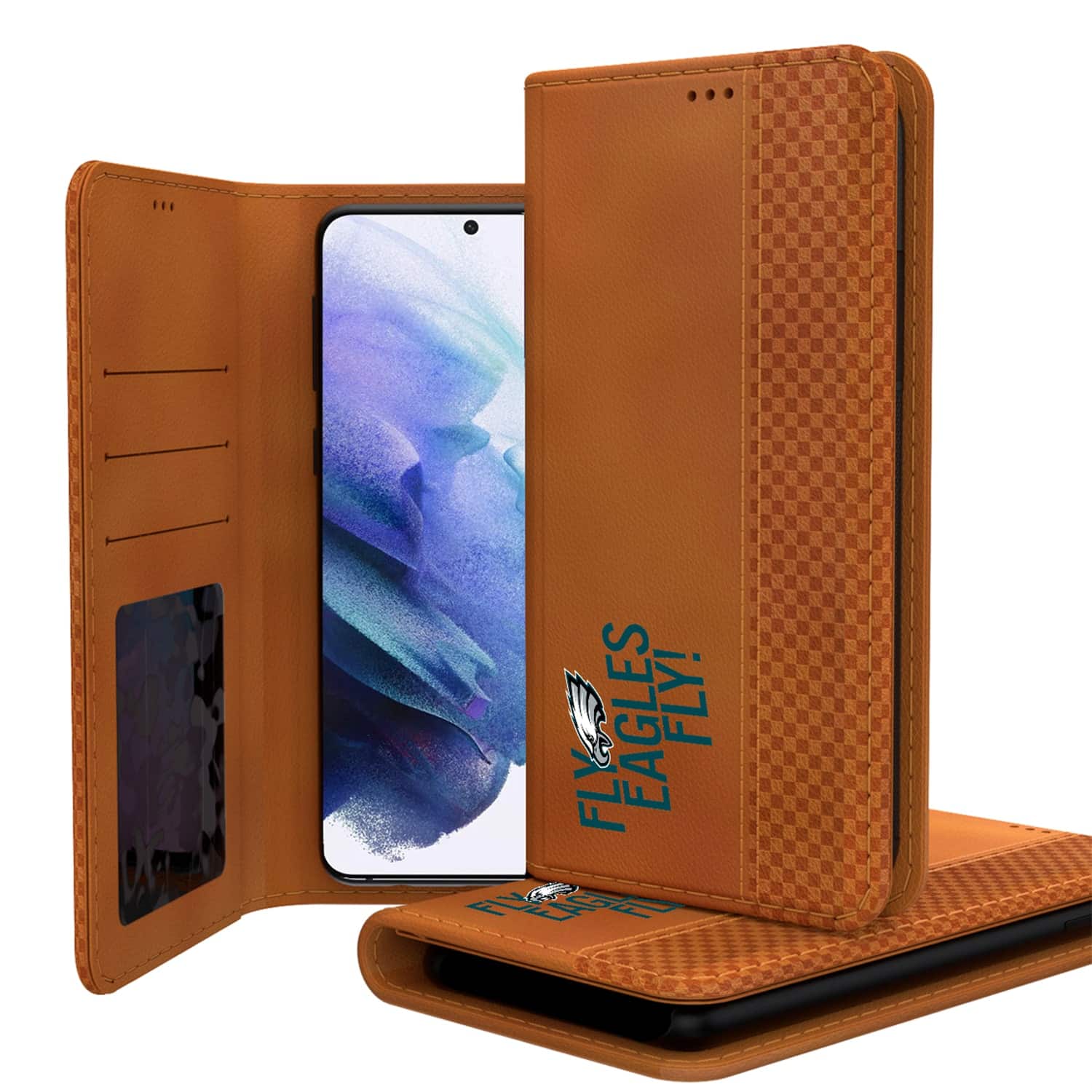 Keyscaper - NFL - Philadelphia Eagles Galaxy Folio Case - S23 Plus - Brown price history on PriceWatchPro