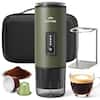 Front. Gvode - GVODE Rechargeable Electric Portable Espresso Machine 20 Bar, Fits Pods & Ground, Car/ Offfice/ Home - Green.