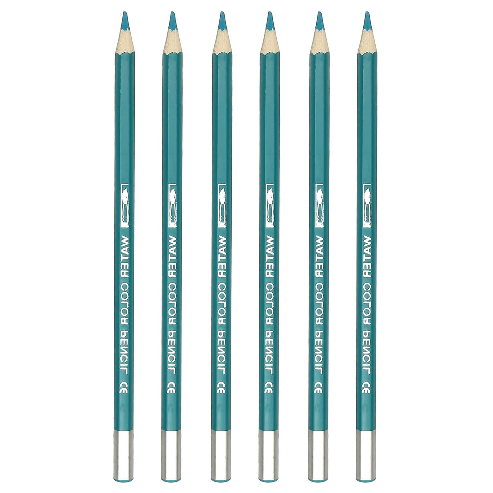 Unique Bargains - Watercolor Pencil, 6Pcs Water Soluble Pencils for Blending, Coloring, Sketch Drawing, Painting - Bright Blue price history on PriceWatchPro