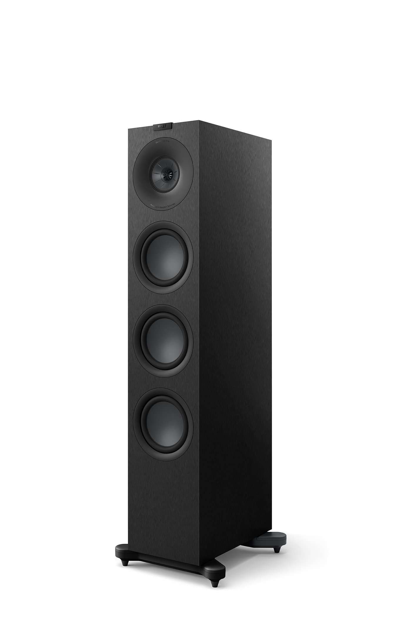 Front. KEF - Q11 Meta Floorstanding Speaker (Each) - Black.