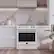 Alt View Zoom 9. Forno Appliances - Leonardo Espresso 5 cu. ft. Slide-In Electric Induction Convection Range with Customizable Hardware - White.