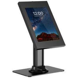 Mount-It! - Anti‑Theft Tablet Countertop Stand for iPad, iPad Air & iPad Pro with Rotating and Tilting Security Kiosk - Black