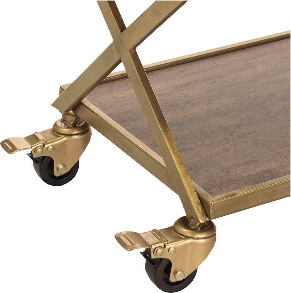 Alt View 13. Adore Decor - Bar Cart - Gold.