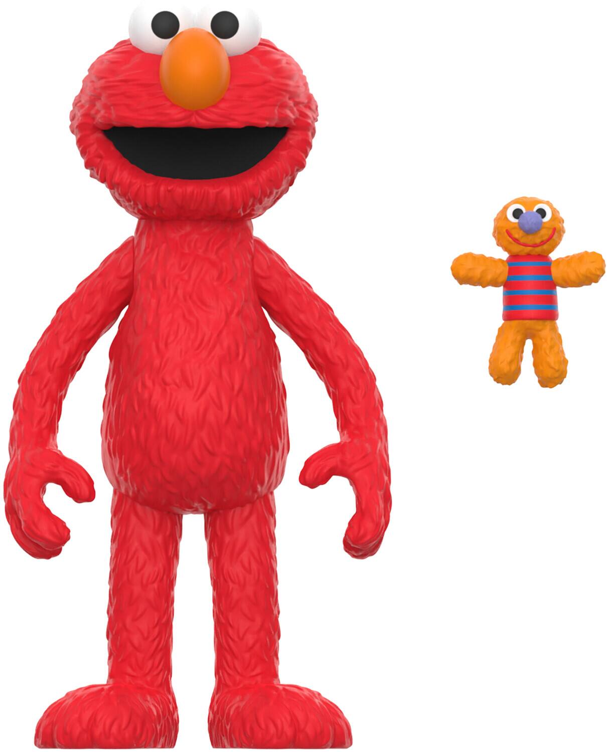 Alt View 3. Super7 - Super7 - Sesame Street - ReAction Figures Wv4 - Elmo   - Collectibles - Multicolor.