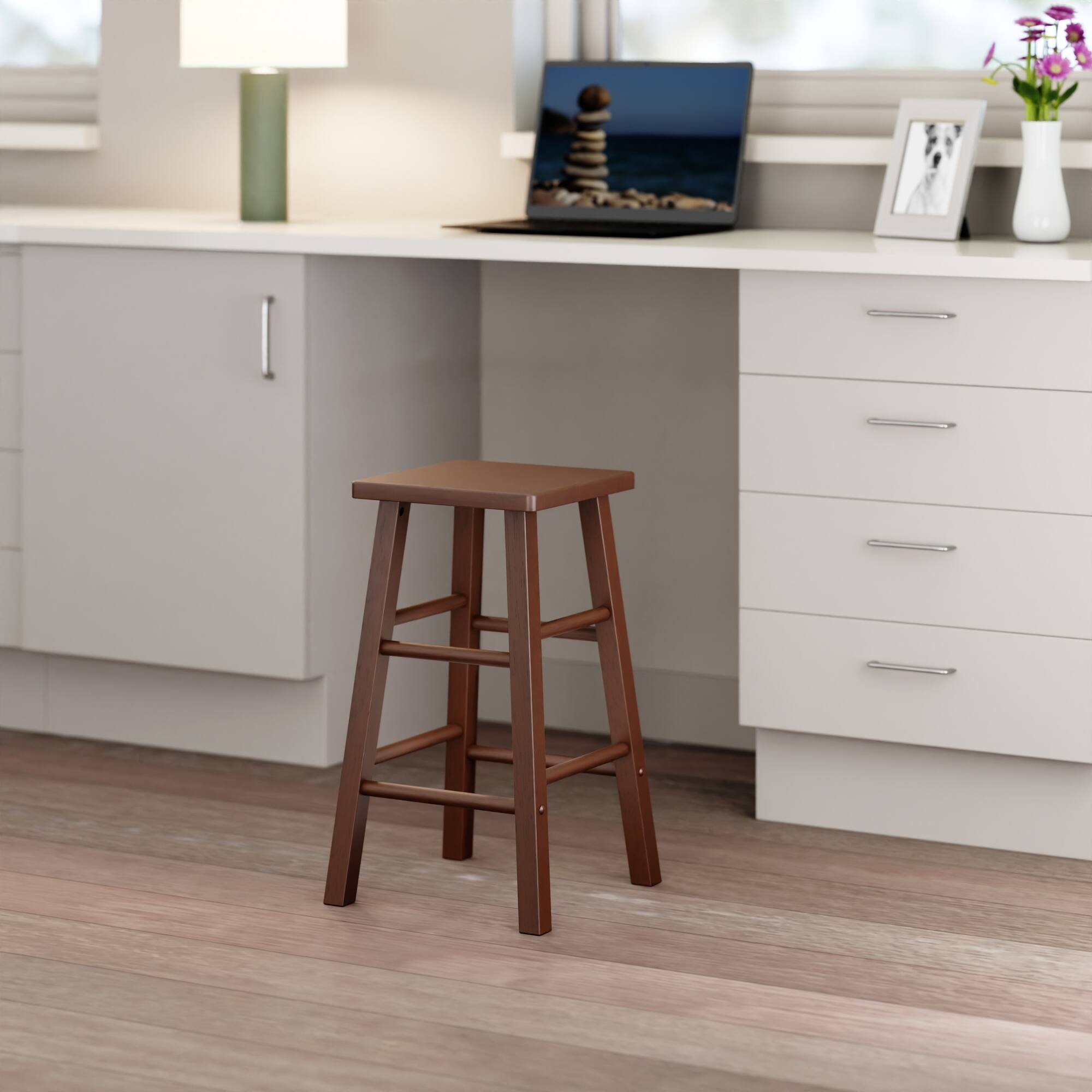 Alt View 5. Winsome Wood - Carrick Counter Stool - Walnut.