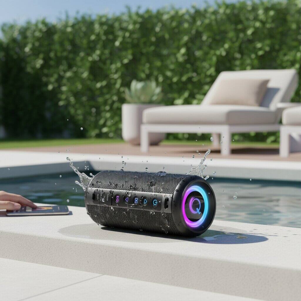 Alt View 2. Dazzed Corner - Portable Bluetooth Speaker,Wireless Speaker - Black.