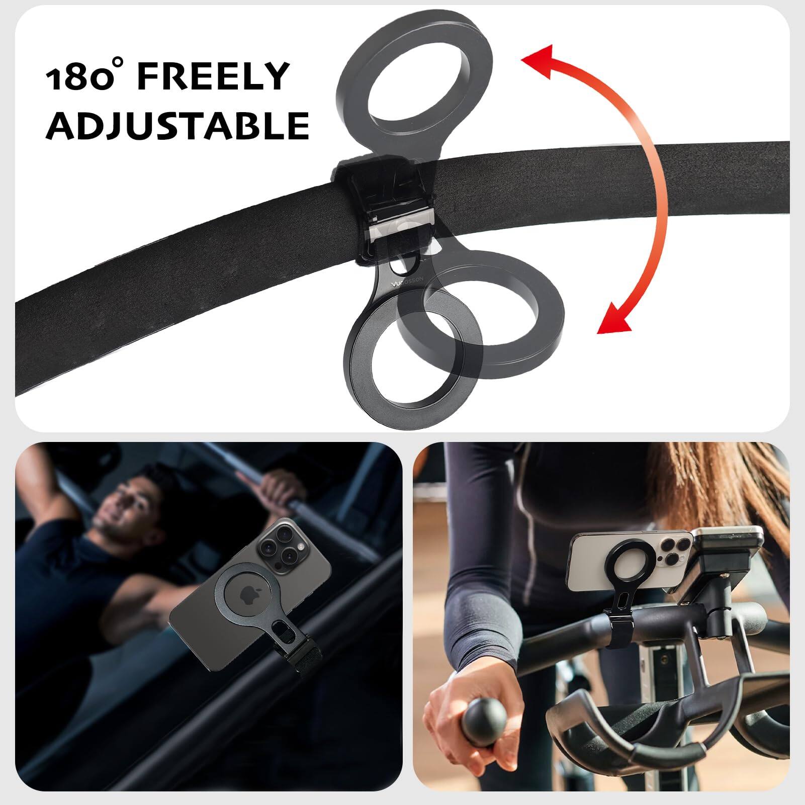 180° FREELY ADJUSTABLE