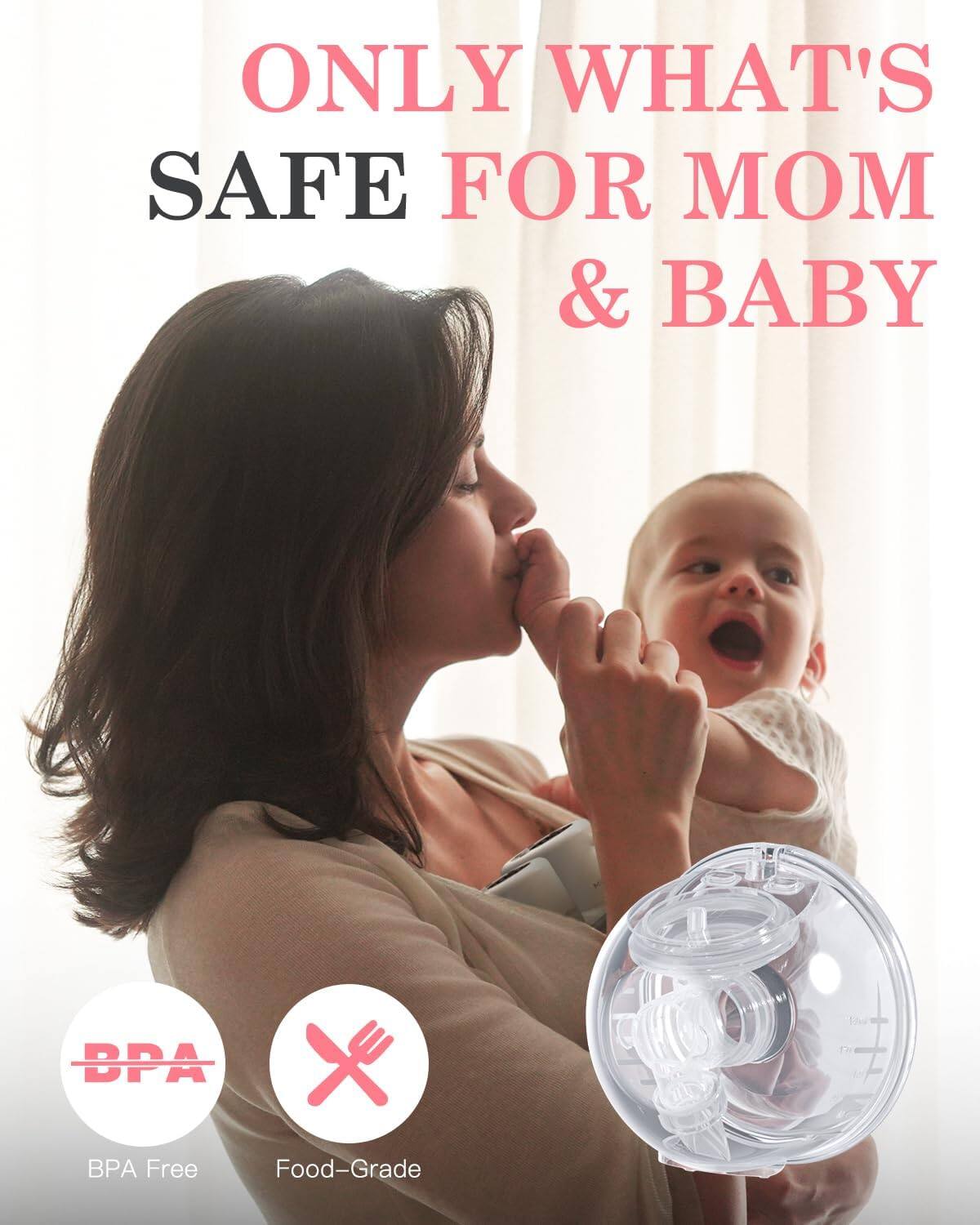 ONLY WHAT'S SAFE FOR MOM & BABY

BPA Free  
Food-Grade