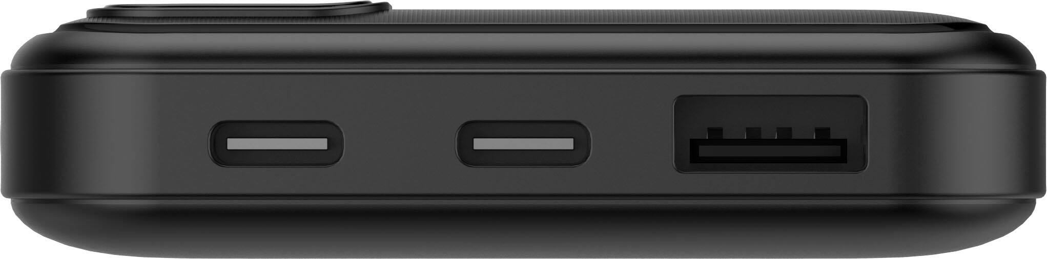 Alt View 18. Energizer - MAX 10,000mAh 15W USB-C 3-Port Universal Portable Battery Charger/Power Bank w/ LCD screen for Smartphones & Accessories - Black.