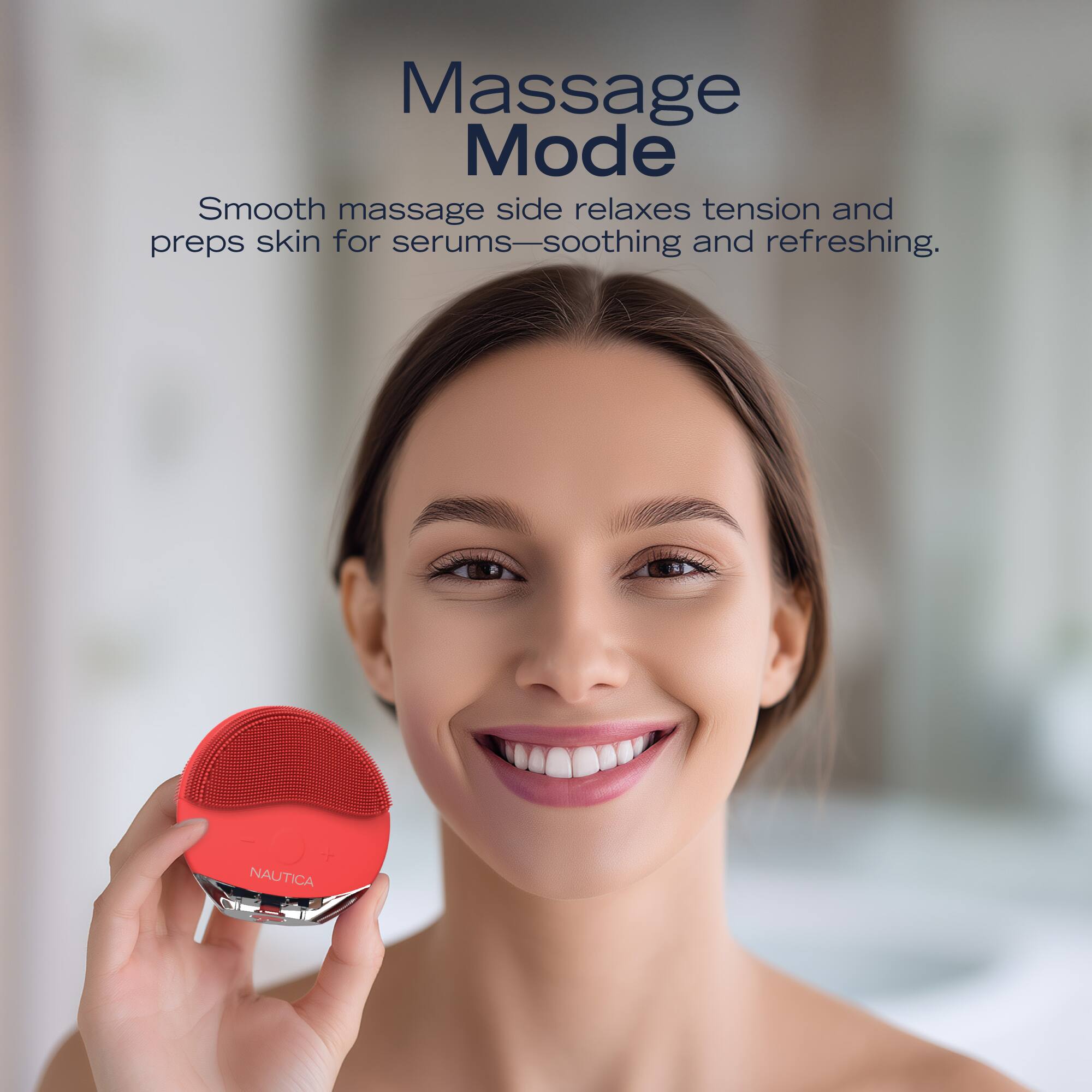 Massage Mode

Smooth massage side relaxes tension and preps skin for serums—soothing and refreshing.