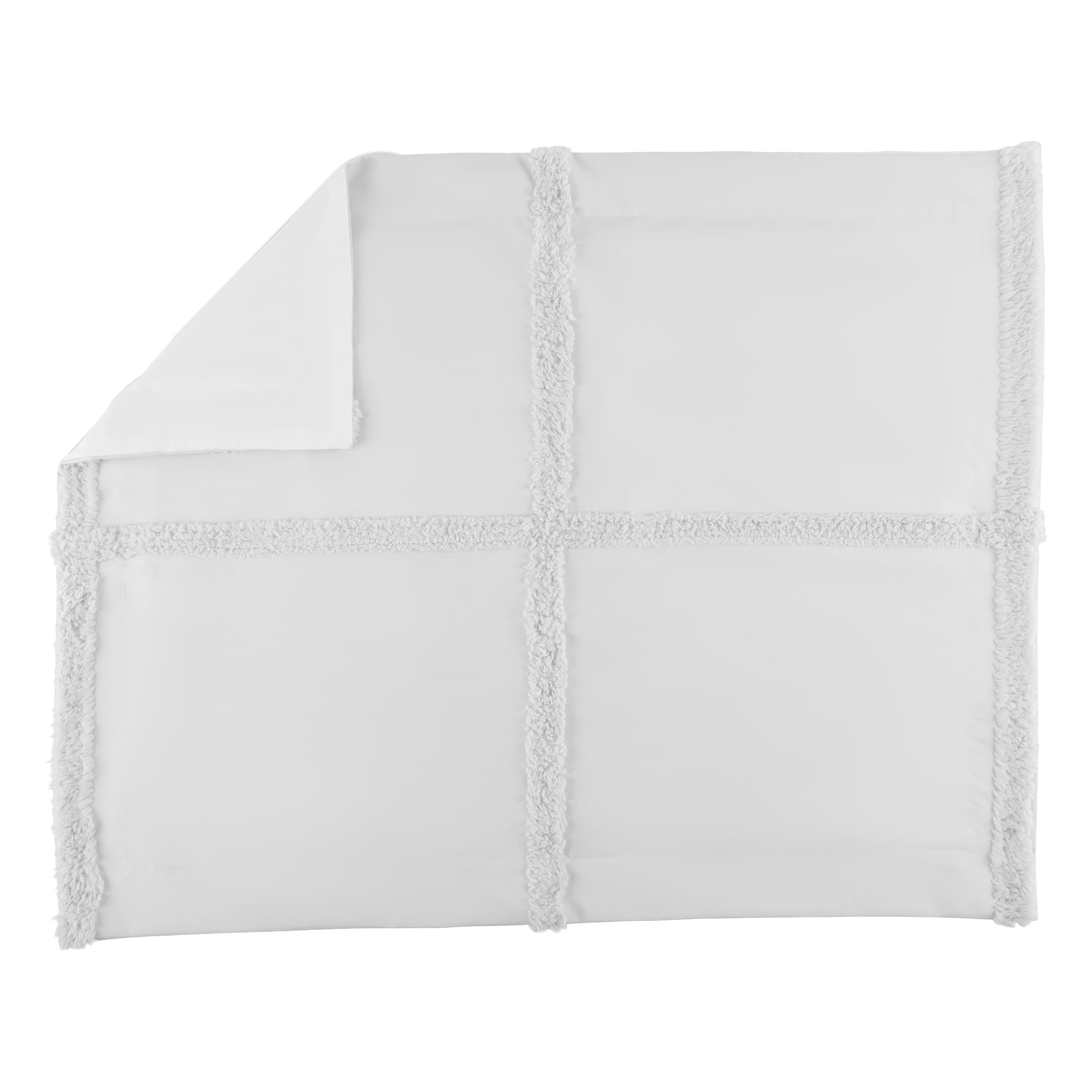 Lavish Home - Queen Comforter Set, 3-Piece-Set, 90” x 90” - White