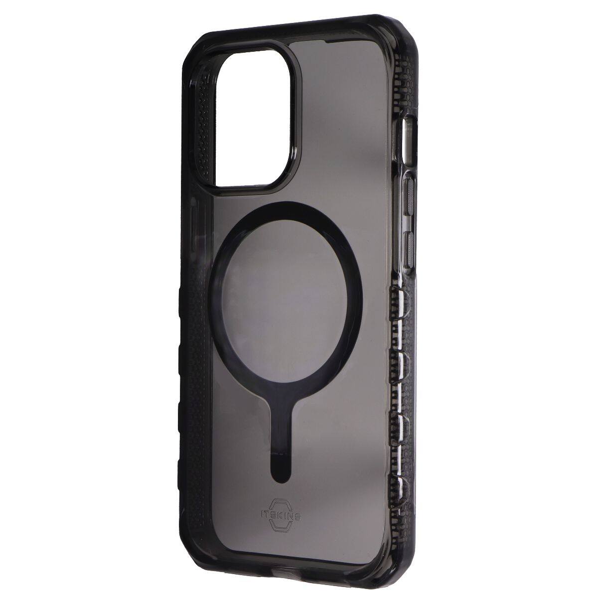 Itskins - Supreme//Clear Case for MagSafe for iPhone 13 Pro - Graphite - Black