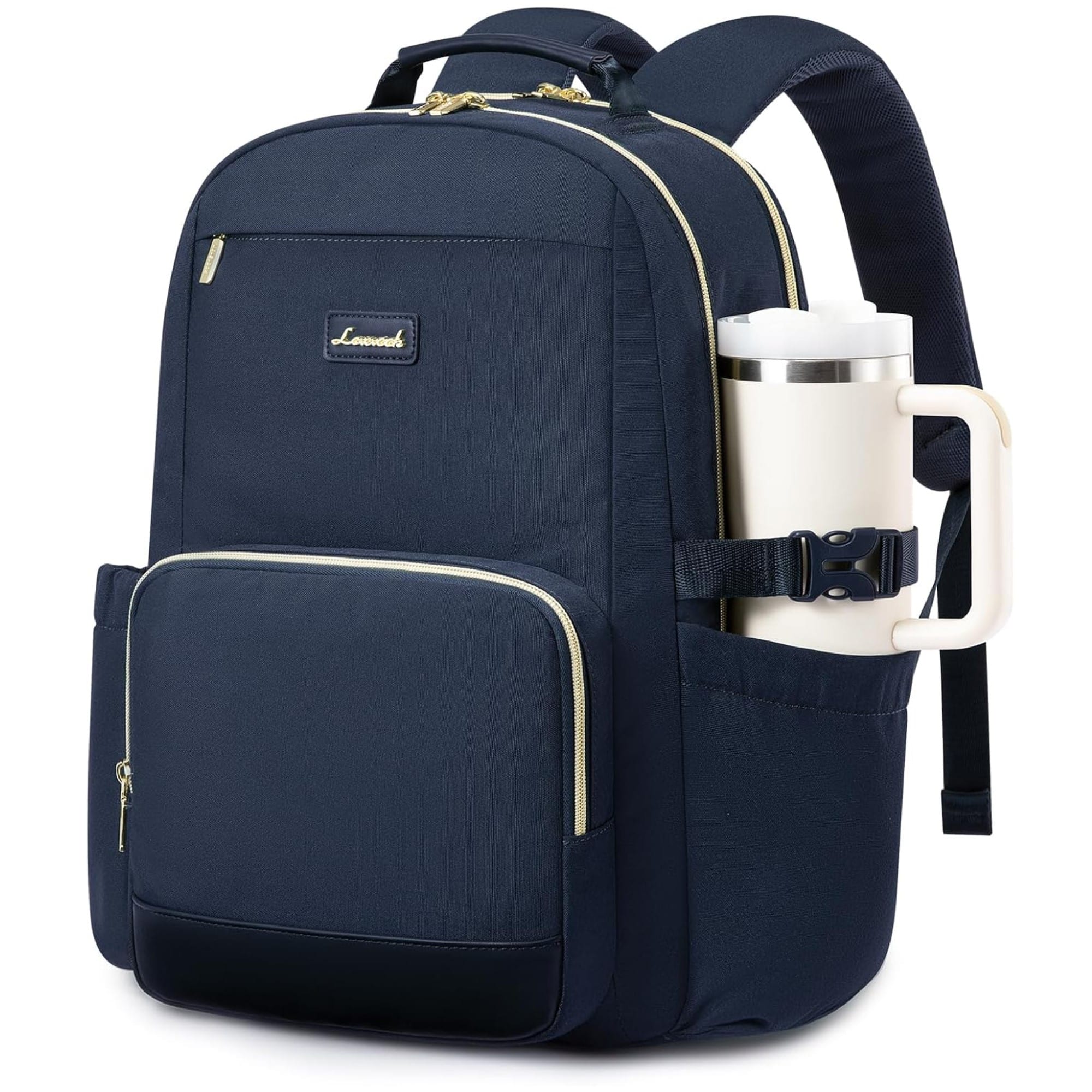 LOVEVOOK - Laptop Backpack for Women with Pouch Pocket for Large Capacity,15.6 Inch Laptop Computer Bag Travel Backpack - Blue