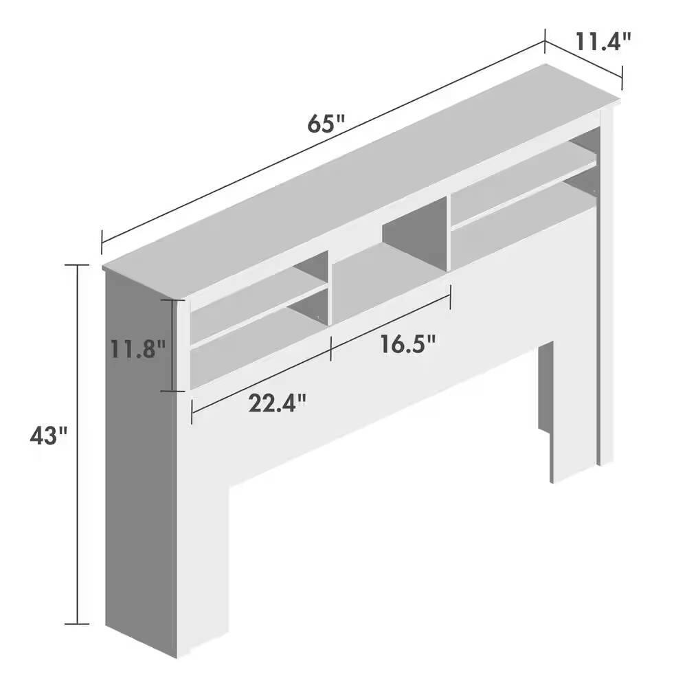 11.4"  
65"  
11.8"  
16.5"  
43"  
22.4"