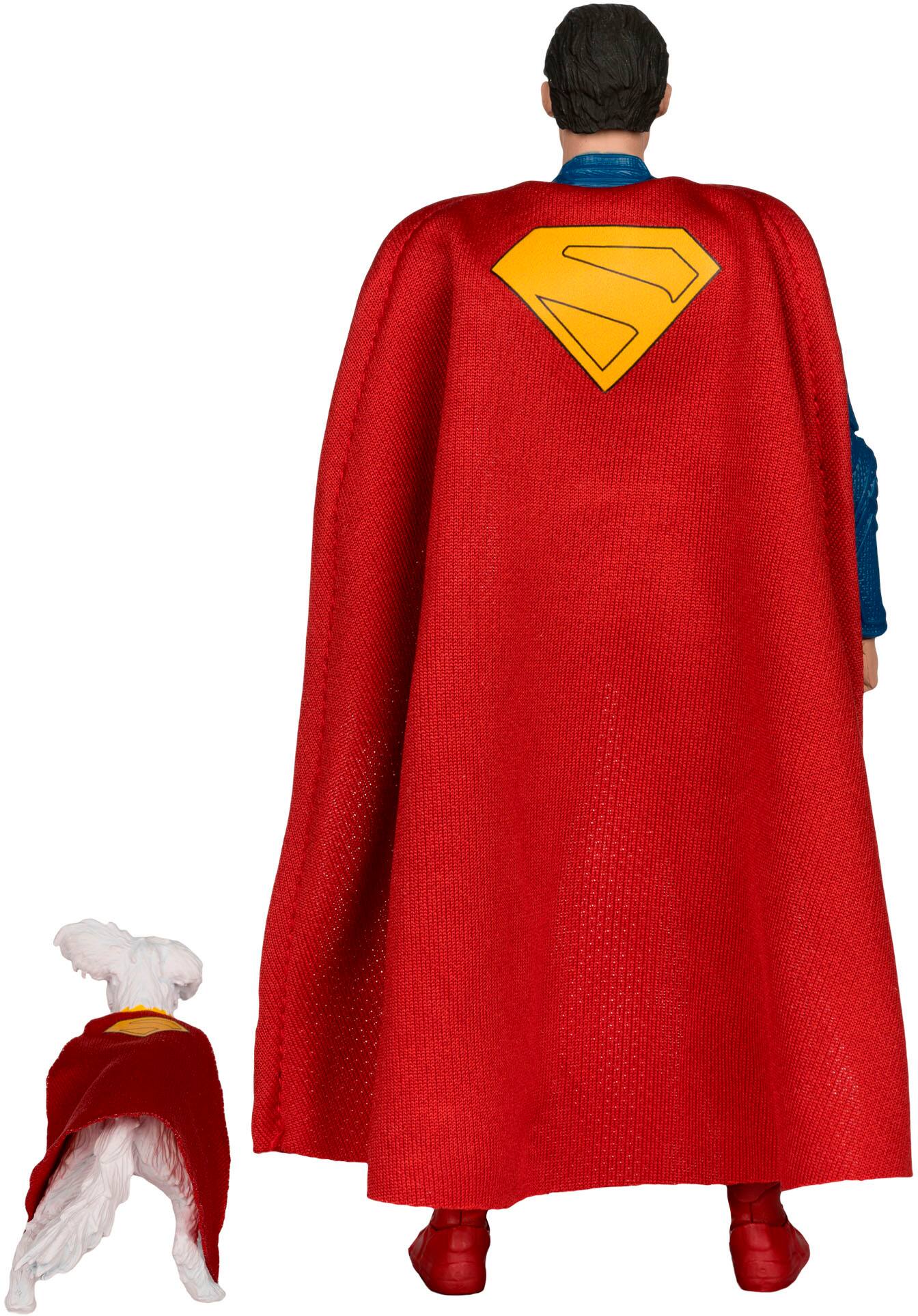 Back. McFarlane Toys - DC Multiverse Superman and Krypto (Superman Movie) 7.25" Action Figure (Deluxe Theatrical Edition).