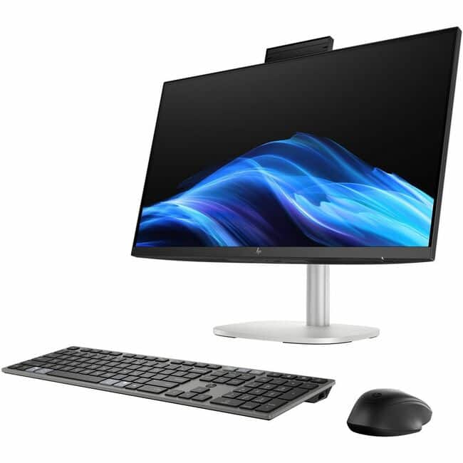 HP - EliteStudio 8 AiO G1i All-in-One Computer - Intel Core Ultra 5 235 - vPro Technology - 32 GB - 512 GB SSD - 23.8" - Pike Silver