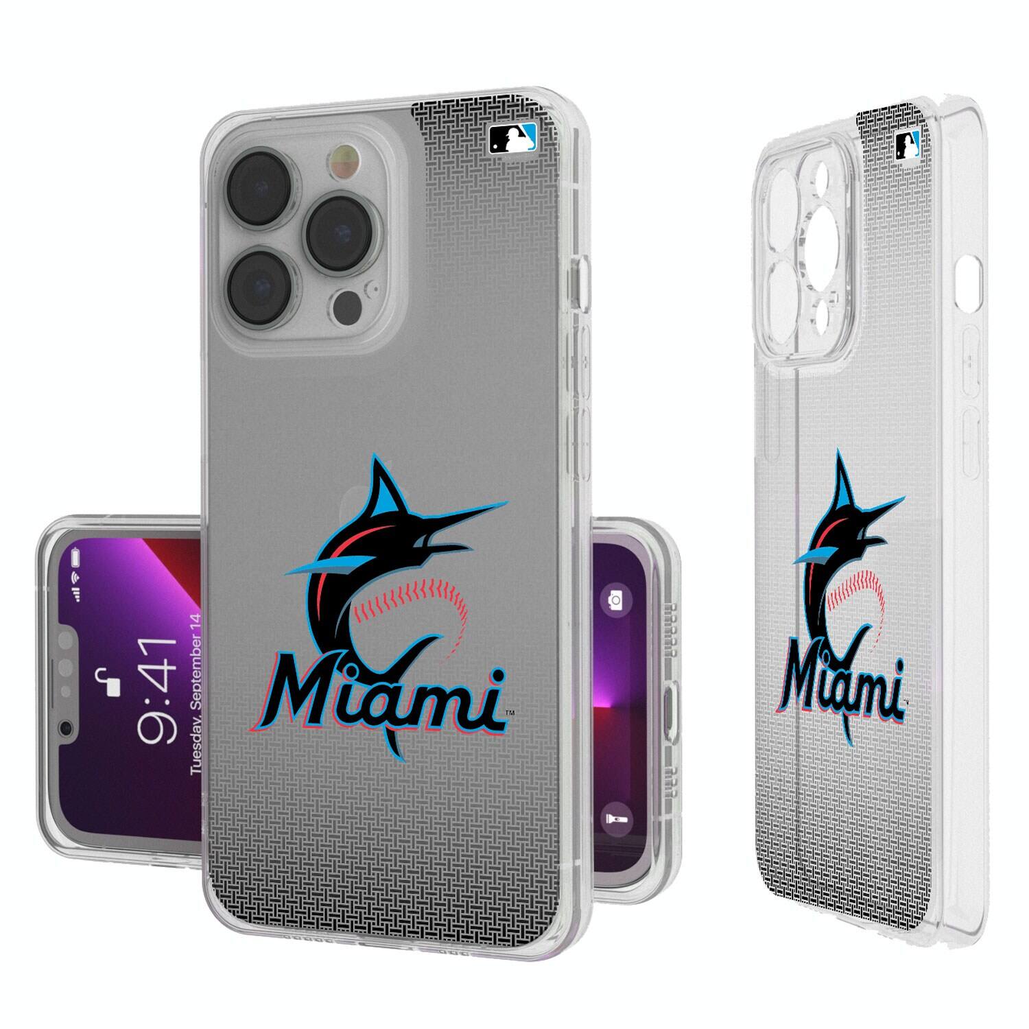 Keyscaper - MLB - Miami Marlins Linen Logo iPhone Clear Case - 15 Plus - Multicolor price history on PriceWatchPro